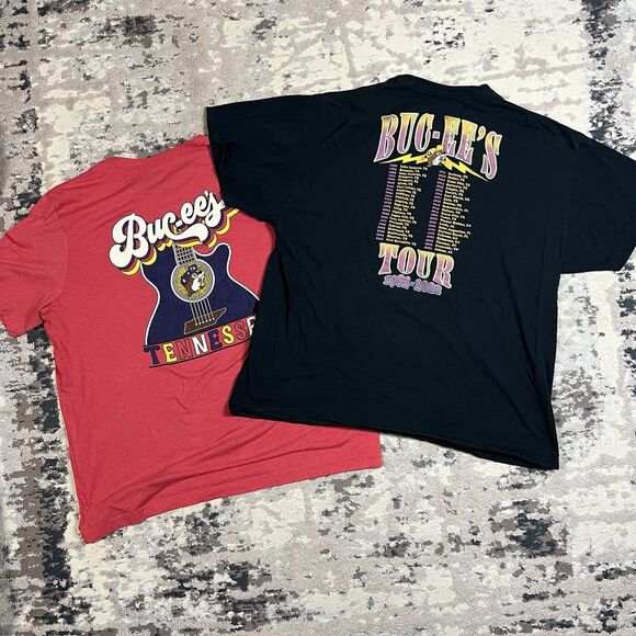 Buc-ee’s Tshirt Lot Tour 2022 Tennessee Guitar T-Shirt Adult Size 2XL - Picture 1 of 13